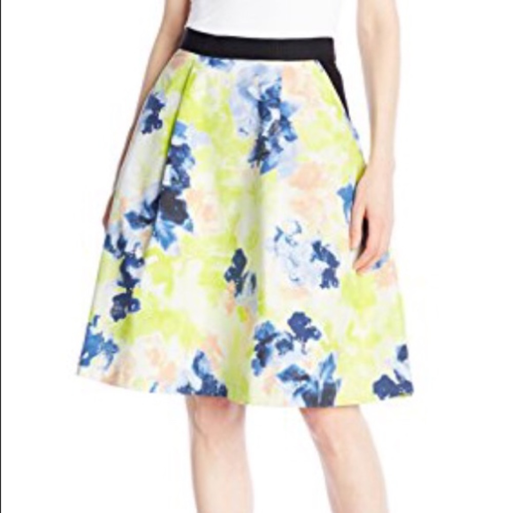 Beautiful floral print NWT Ellen Tracy full skirt